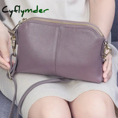 Cyflymder Leather High Quality Clutch Bag Fashion Small Crossbody Bags For Women Luxury Handbag