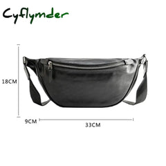 Cyflymder Leather Trend Men’s One-Shoulder Bag Head Leather Slant Simple Hundred With Chest Soft