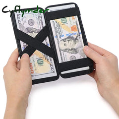 Cyflymder Long Crocodile Print Money Clip Women’s Multicard Slot Pu Leather Card Case Travel