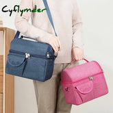 Cyflymder Lunch Bag Reusable Insulated Thermal Women Men Multifunctional 8L Cooler And Warm Keeping