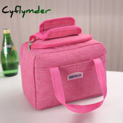 Cyflymder Lunch Box Bag Waterproof Thermal Oxford Fabric Portable Insulated Cation Picnic Food