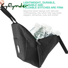 Cyflymder Lunch Carry Bag Insulated Thermal Portable Bags For Women Children School Trip Lunch