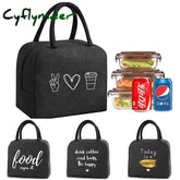 Cyflymder Lunch Carry Bag Insulated Thermal Portable Bags For Women Children School Trip Lunch