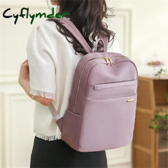 Cyflymder Luxury Design Nylon Women Backpack Fashion Bagpack Classic Style School Bag For Girls New