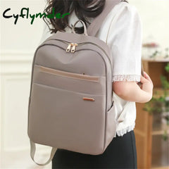 Cyflymder Luxury Design Nylon Women Backpack Fashion Bagpack Classic Style School Bag For Girls New