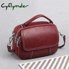 Cyflymder Luxury Designer Handbag Genuine Leather Crossbody Bags High Quality Casual Totes Women
