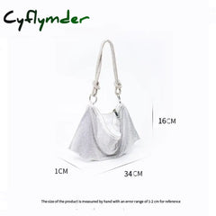 Cyflymder Luxury Designer Purses And Handbags Evening Bags For Women Rhinestone Clutch Purse Ladies