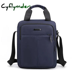 Cyflymder Men Handbags Casual Leather Laptop Bags Male Business Travel Messenger Men’s Crossbody