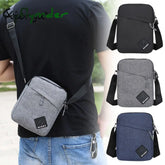 Cyflymder Men Messenger Bags Canvas Shoulder Bag Mens Simple Waterproof Crossbody Travel Mini