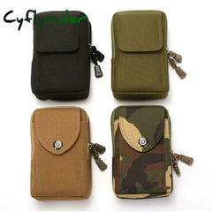 Cyflymder Men Molle Pouch Belt Waist Pack Bag Small Pocket Running Travel Bags Soft Back