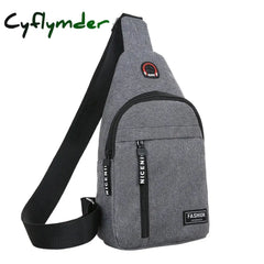 Cyflymder Men Shoulder Bags Nylon Waist Packs Sling Bag Crossbody Outdoor Sport Chest Daily Picnic
