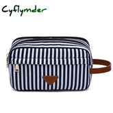 Cyflymder Men Travel Toiletry Organizer Bags For Shaving Shower Kits Canvas Cosmetic Makeup Bag
