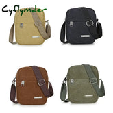 Cyflymder Men’s Fashion Canvas Small Bag Casual Men Mini Handbags Male Cross Body Shoulder