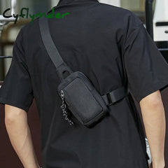 Cyflymder Mens Shoulder Bag Oxford Luxury Fashion Men Chest Man Sling Crossbody For Male New Casual