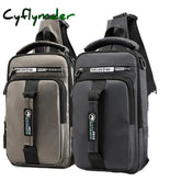 Cyflymder Men’s Shoulder Bag Sling Chest Pack Usb Charging Sports Crossbody Handbag Travel