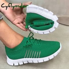 Cyflymder Mesh Breathable Soft Sole Sneakers Women Lightweight Non-Slip Running Walking Shoes Woman 2024 Spring Casual