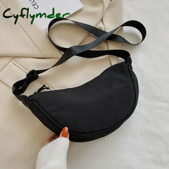 Cyflymder Messenger Bag Sling Crossbody Shoulder Laptop Bags Bookbag Satchel Women Casual Black