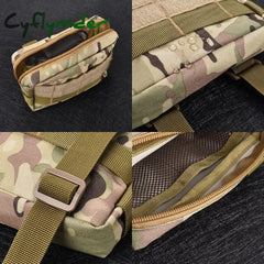 Cyflymder Military Molle Pouch Tactical Belt Waist Bag Outdoor Sport Waterproof Phone Men Casual