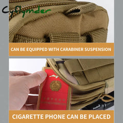 Cyflymder Military Molle Pouch Waist Bag Camo Waterproof Nylon Multifunction Casual Men Fanny Pack