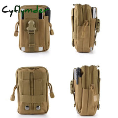 Cyflymder Military Molle Pouch Waist Bag Camo Waterproof Nylon Multifunction Casual Men Fanny Pack