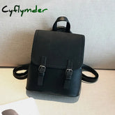 Cyflymder Mini Backpack Women Pu Leather Shoulder Bag For Teenage Girls New Fashion Small Bagpack