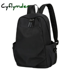 Cyflymder Mini Men’s Backpack Fashion Small Black Shoulder School Bag For Man Canvas Designer