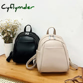 Cyflymder Mini Women’s Backpack Retro Soft Pu Leather Female Shoulder Crossbody Bag Small