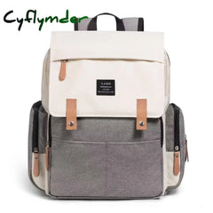 Cyflymder Mommy Diaper Bags Mother Large Capacity Travel Nappy Backpacks With Changing Mat
