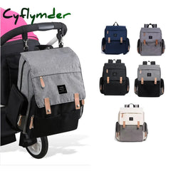 Cyflymder Mommy Diaper Bags Mother Large Capacity Travel Nappy Backpacks With Changing Mat