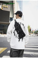 Cyflymder Multi-Pocket Tactical Functional Waist Pack Techwear Casual Phone Pouch Outdoor Running