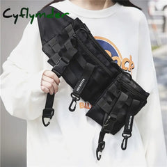 Cyflymder Multi-Pocket Tactical Functional Waist Pack Techwear Casual Phone Pouch Outdoor Running
