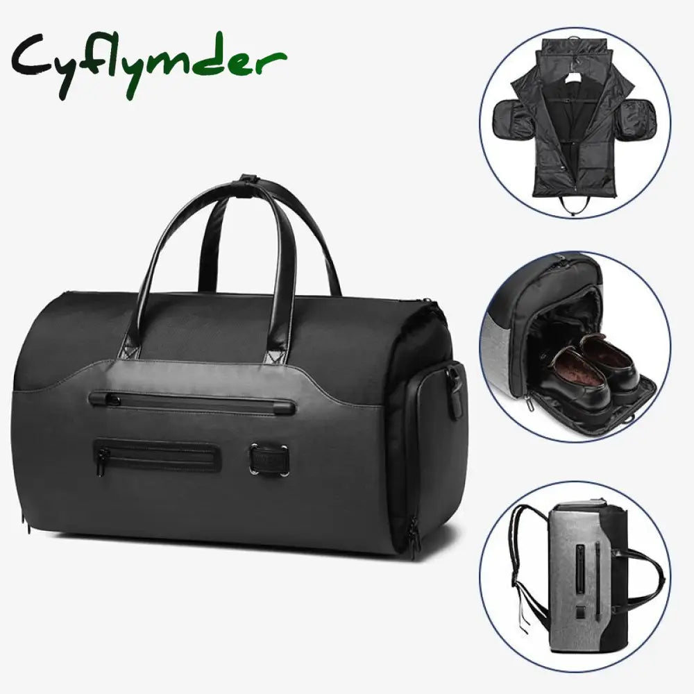 Cyflymder Multifunction Men Suit Storage Travel Bag Large Capacity Luggage Handbag Male Waterproof