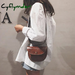 Cyflymder Multifunction Women Belt Bag Vintage Fanny Pack Leather Phone Pouch Luxury Brand Female