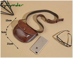 Cyflymder Multifunction Women Belt Bag Vintage Fanny Pack Leather Phone Pouch Luxury Brand Female