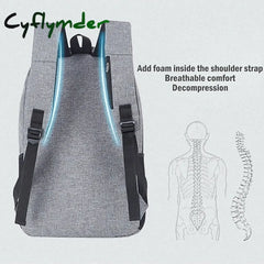 Cyflymder Multifunctional Waterproof Usb Charging Business Laptop Backpack Men And Women Travel