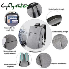 Cyflymder Multifunctional Waterproof Usb Charging Business Laptop Backpack Men And Women Travel