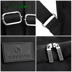 Cyflymder New Dark Green Women’s Backpack Waterproof Nylon Student School Bag Suitable For