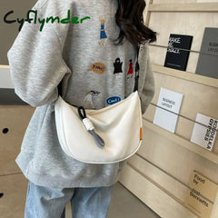 Cyflymder New Fashion Crossbody Bag Simple Wide Shoulder Strap Design Single Shoulder Bag Original Style Commuting
