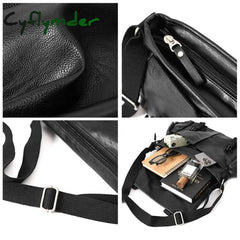 Cyflymder New Fashion Men’s Messenger Bag Large Capacity Crossbody Bags Men Classic Retro