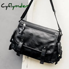 Cyflymder New Fashion Men’s Messenger Bag Large Capacity Crossbody Bags Men Classic Retro