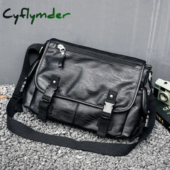 Cyflymder New Fashion Men’s Messenger Bag Large Capacity Crossbody Bags Men Classic Retro