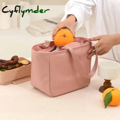 Cyflymder New Fashion Women Tote Lunch Bags Outdoor Picnic Bento Lunchbox Cosmetic Storage