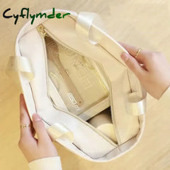 Cyflymder New Fashion Women Tote Lunch Bags Outdoor Picnic Bento Lunchbox Cosmetic Storage
