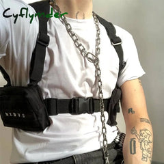 Cyflymder New Hip-Hop Chest Rig Pack Outdoor Streetwear Style Tactical Bag Vest For Women Two