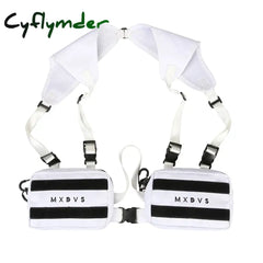 Cyflymder New Hip-Hop Chest Rig Pack Outdoor Streetwear Style Tactical Bag Vest For Women Two