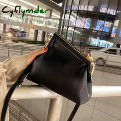 Cyflymder New In Trend Pretty Pouch Pu Leather Crossbody Bags Women Brand Luxury Shoulder Handbags