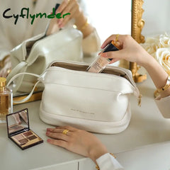 Cyflymder New Ins Large-Capacity Portable Girl Makeup Bag Women Cosmetic Toiletries Organizer