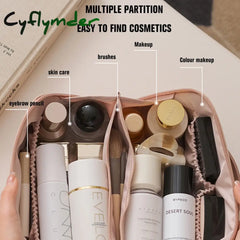 Cyflymder New Ins Portable Makeup Bag Large-Capacity Travel Cosmetic Women Waterproof Storage Case