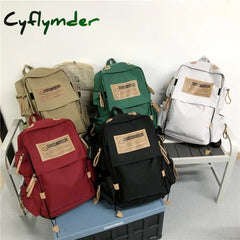 Cyflymder New Large Capacity Women Backpack School For Teenager Girls Female High College Student