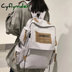 Cyflymder New Large Capacity Women Backpack School For Teenager Girls Female High College Student
